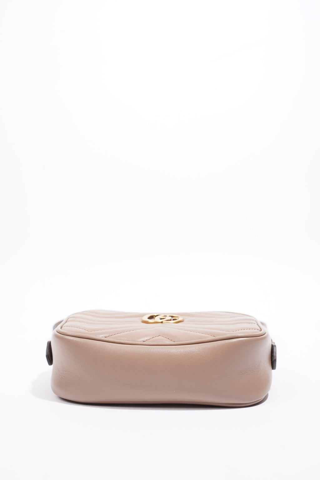 Gucci GG Marmont Dusty Pink Matelasse Leather Mini