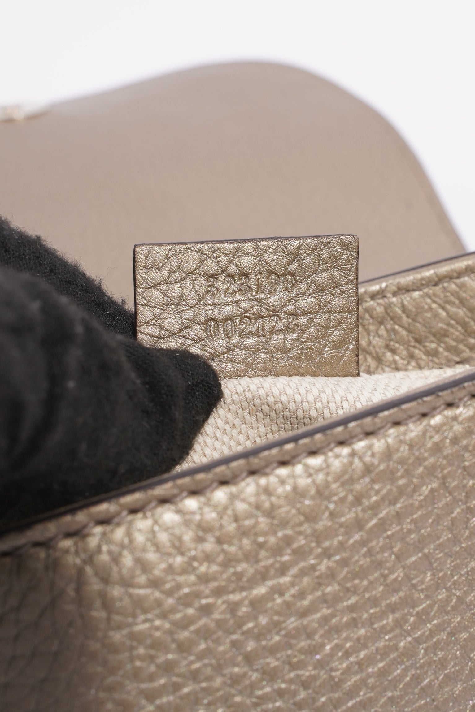 Gucci Soho Chain Bronze Grained Leather Small