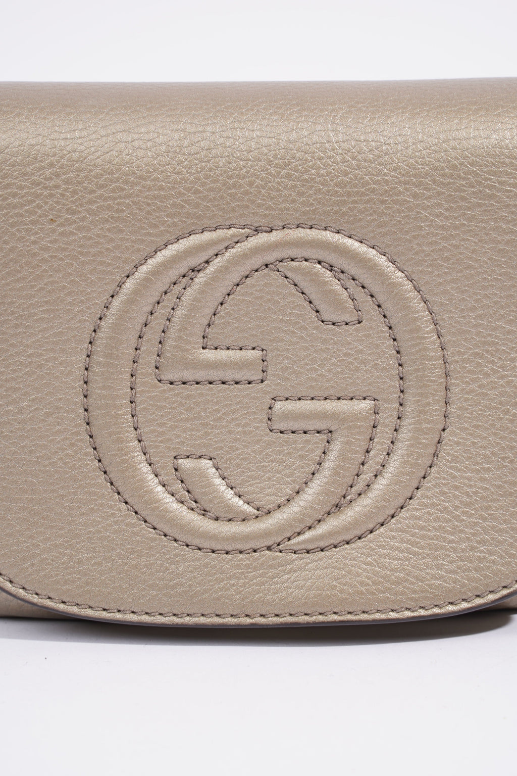 Gucci Soho Chain Bronze Grained Leather Small