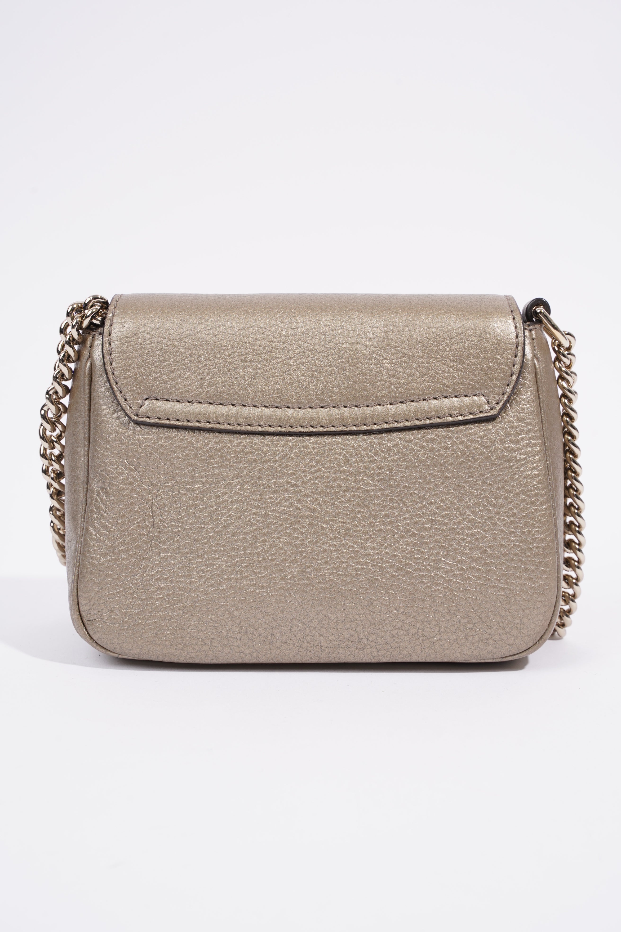 Gucci Soho Chain Bronze Grained Leather Small