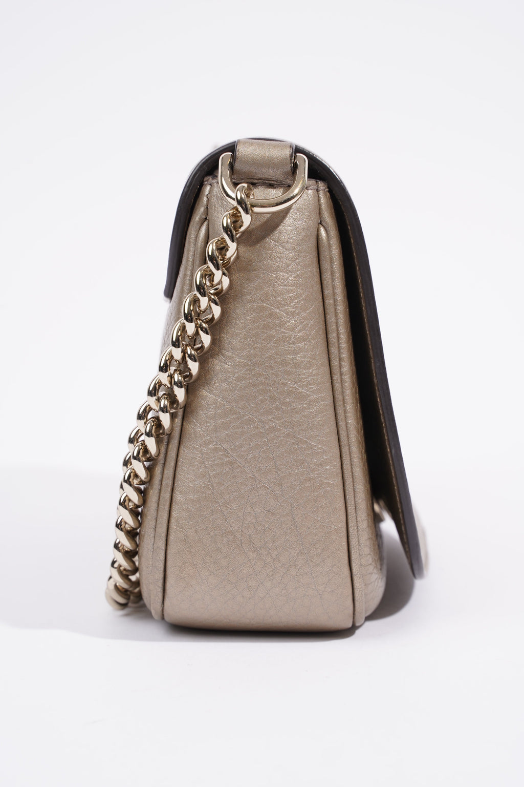 Gucci Soho Chain Bronze Grained Leather Small