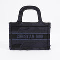 Christian Dior Book Tote Navy Oblique Canvas Mini