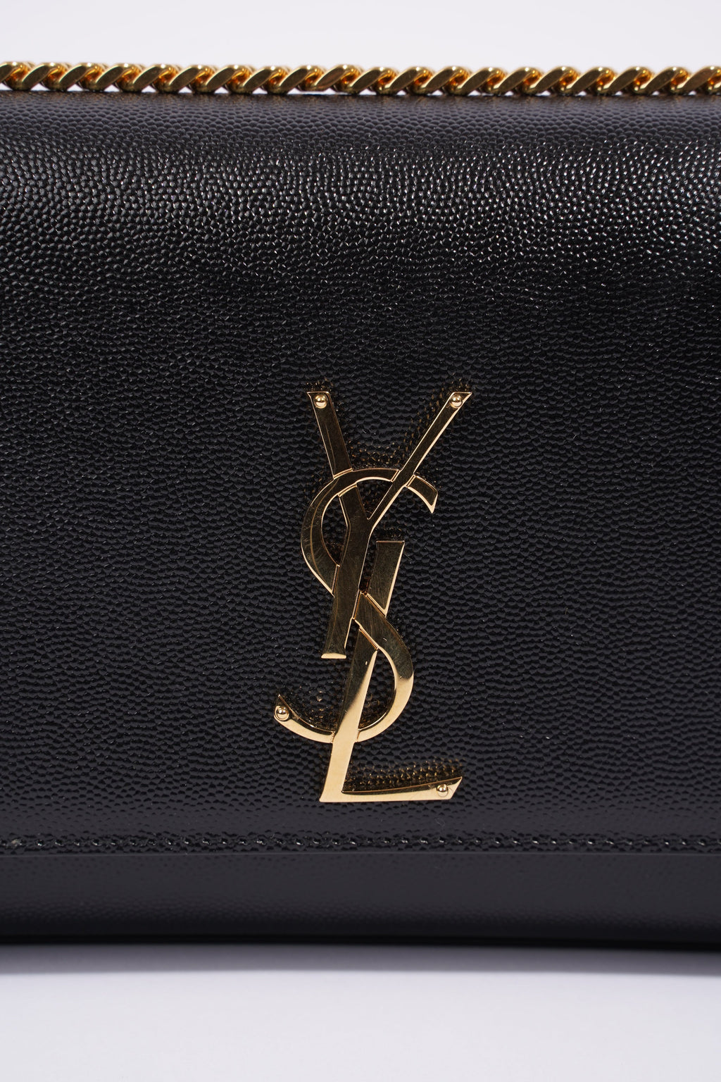 Saint Laurent Kate Black Leather Medium