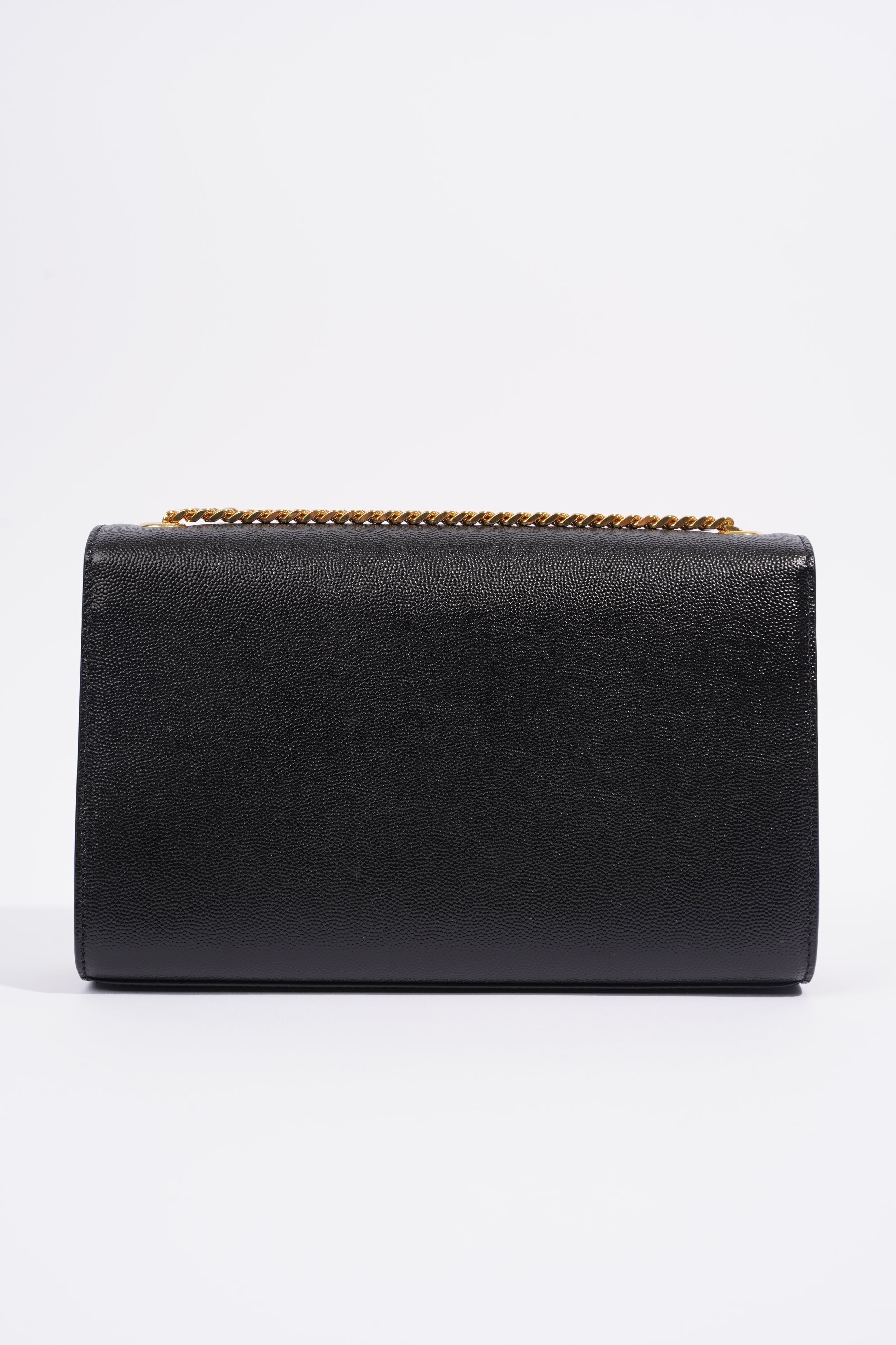 Saint Laurent Kate Black Leather Medium