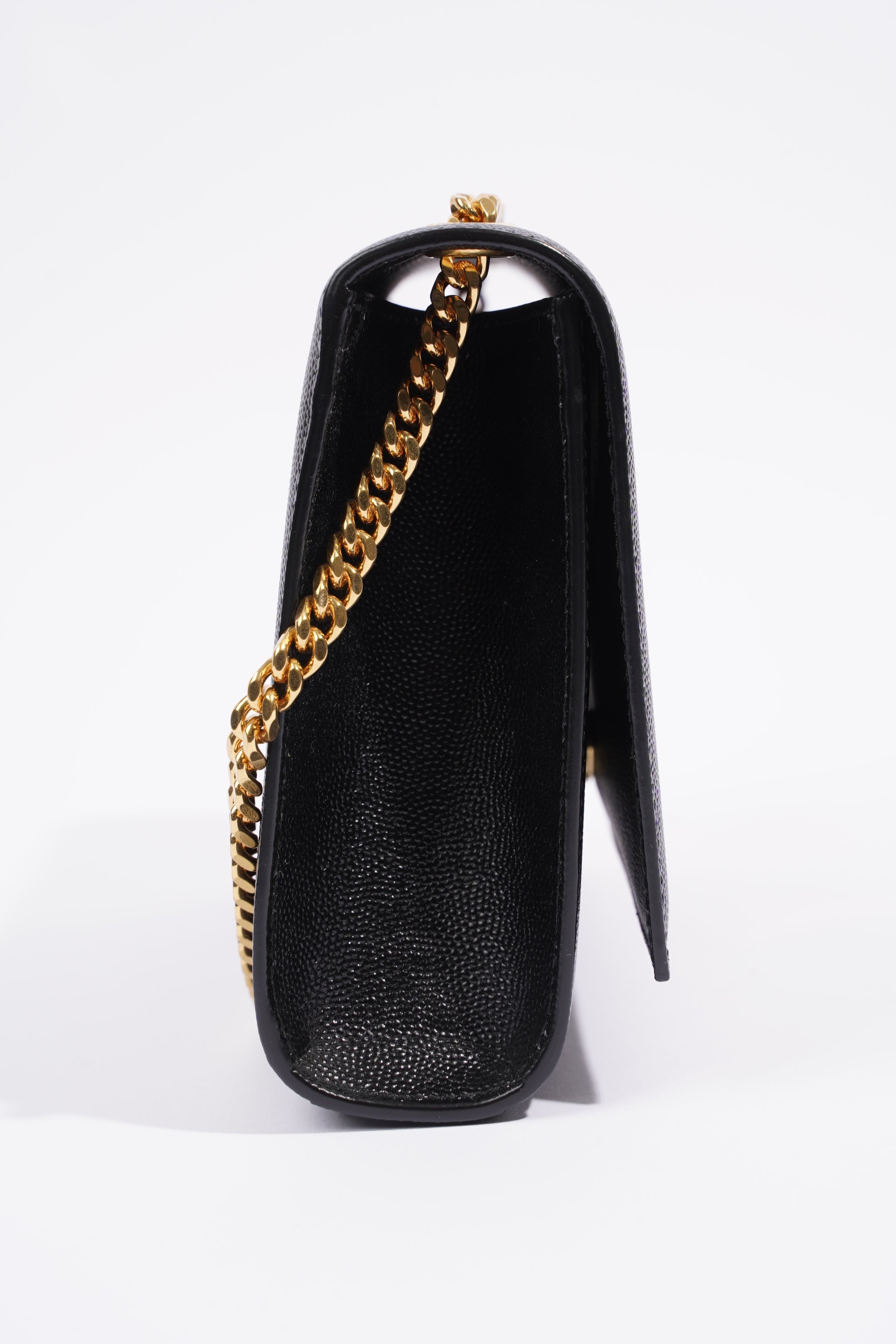 Saint Laurent Kate Black Leather Medium