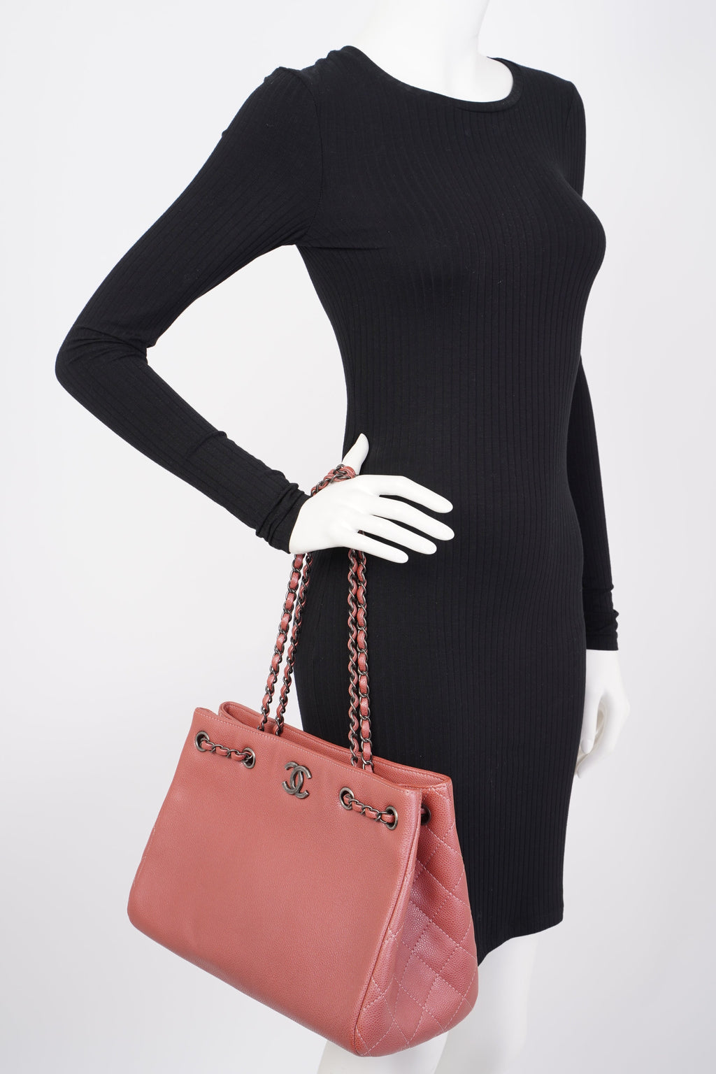 Chanel Classic Tote Pink Leather