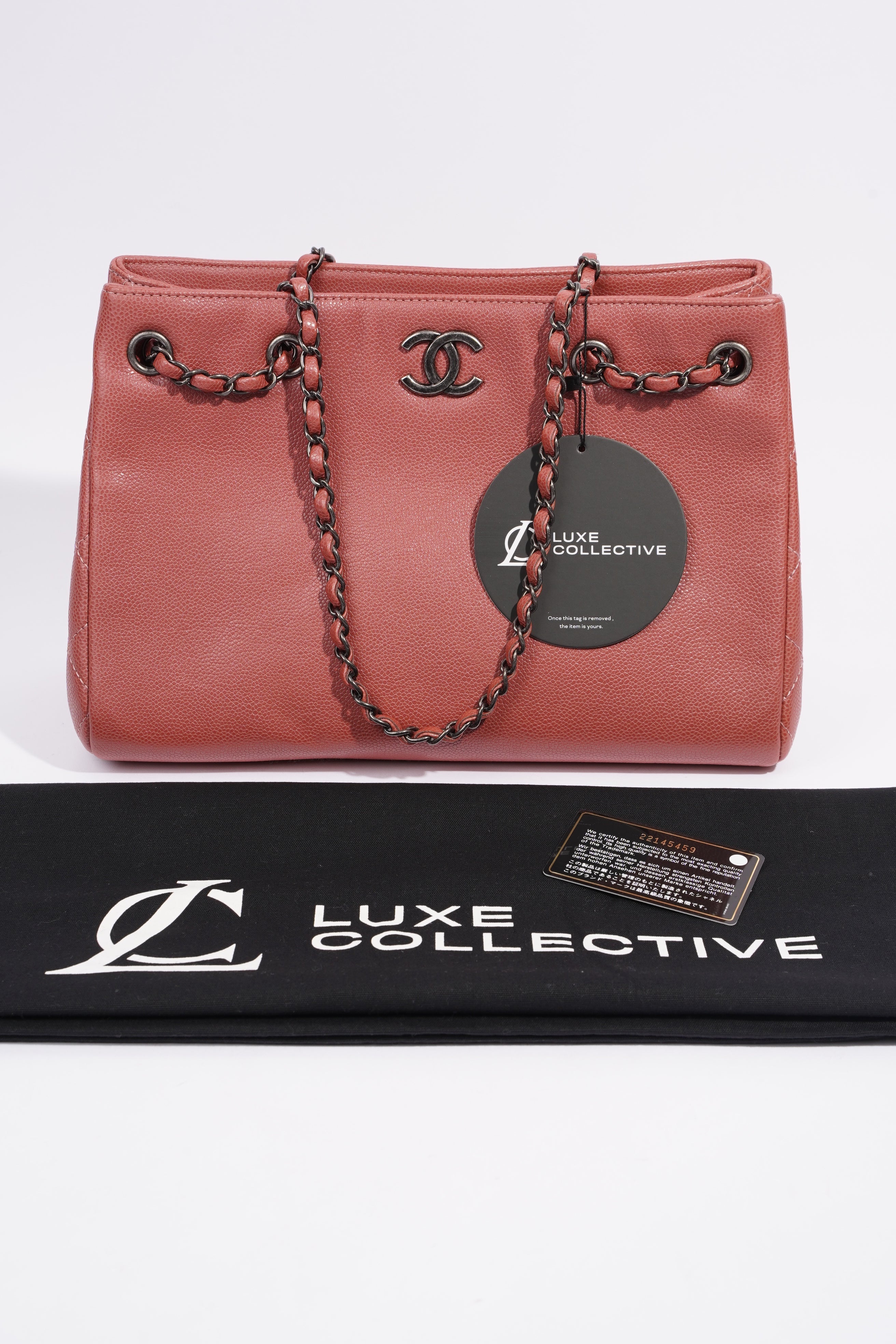 Chanel Classic Tote Pink Leather