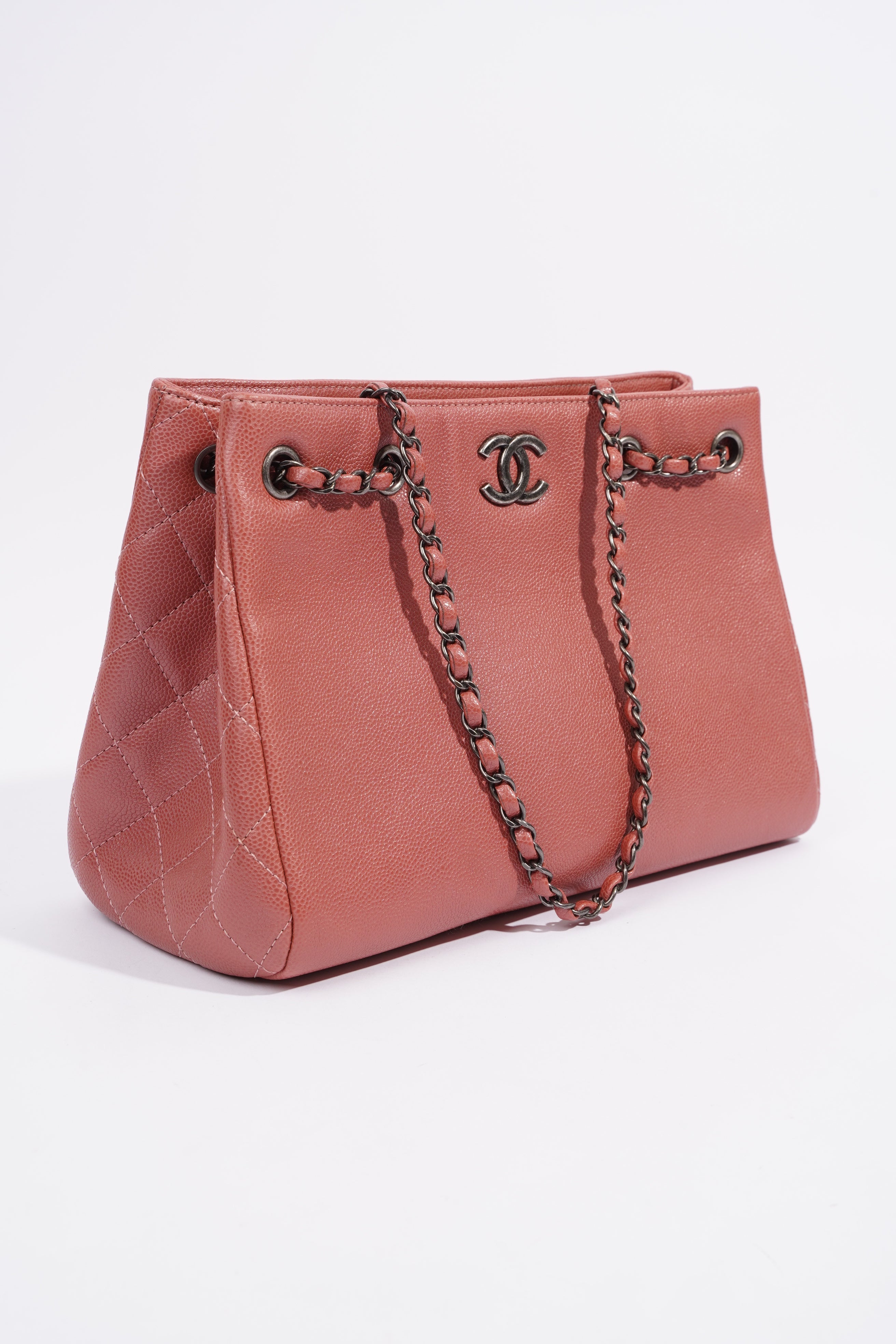 Chanel Classic Tote Pink Leather
