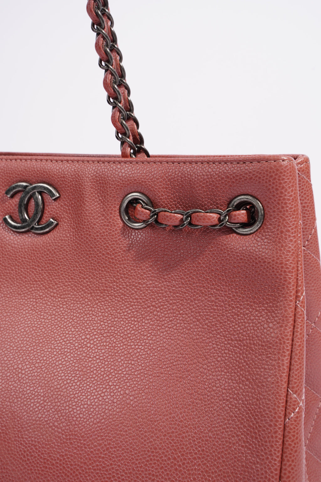 Chanel Classic Tote Pink Leather