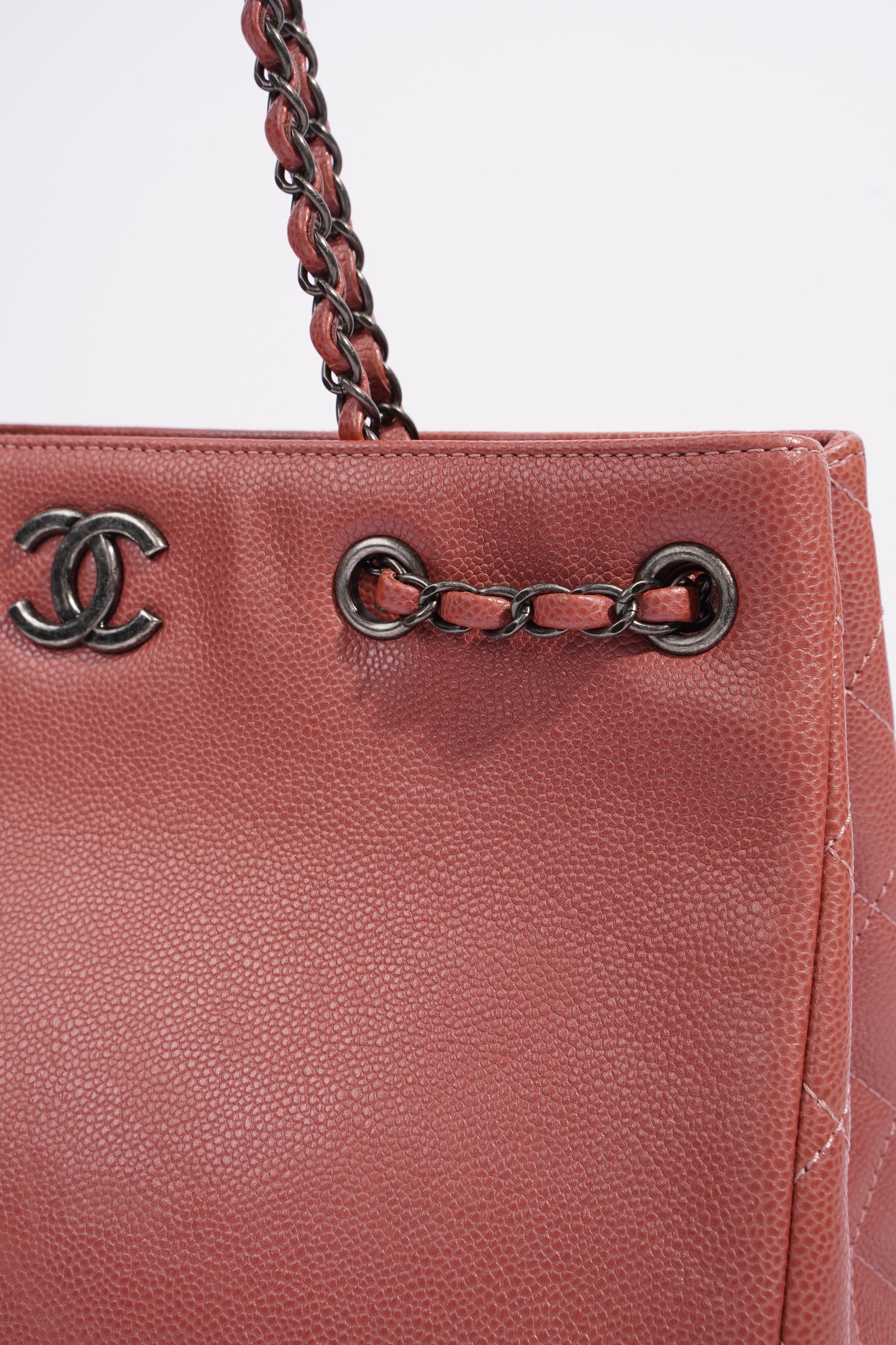 Chanel Classic Tote Pink Leather