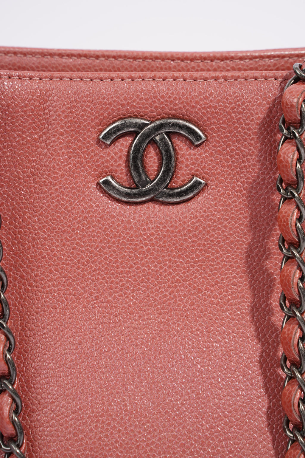 Chanel Classic Tote Pink Leather