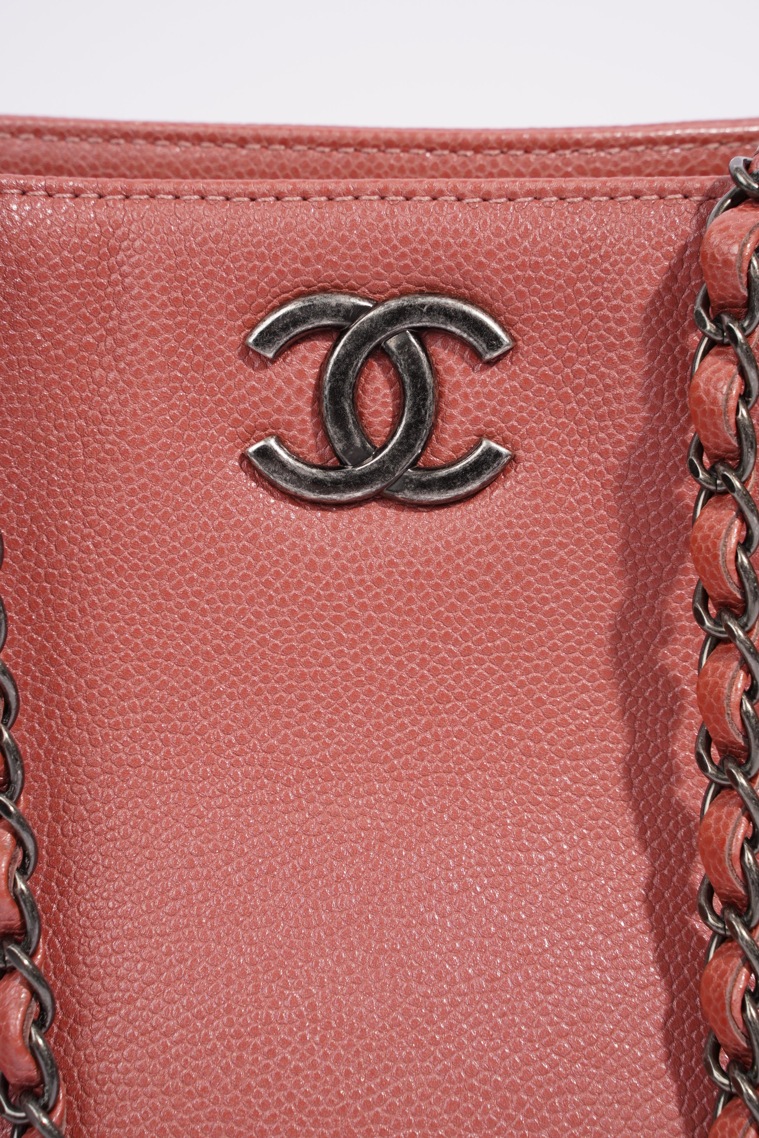 Chanel Classic Tote Pink Leather