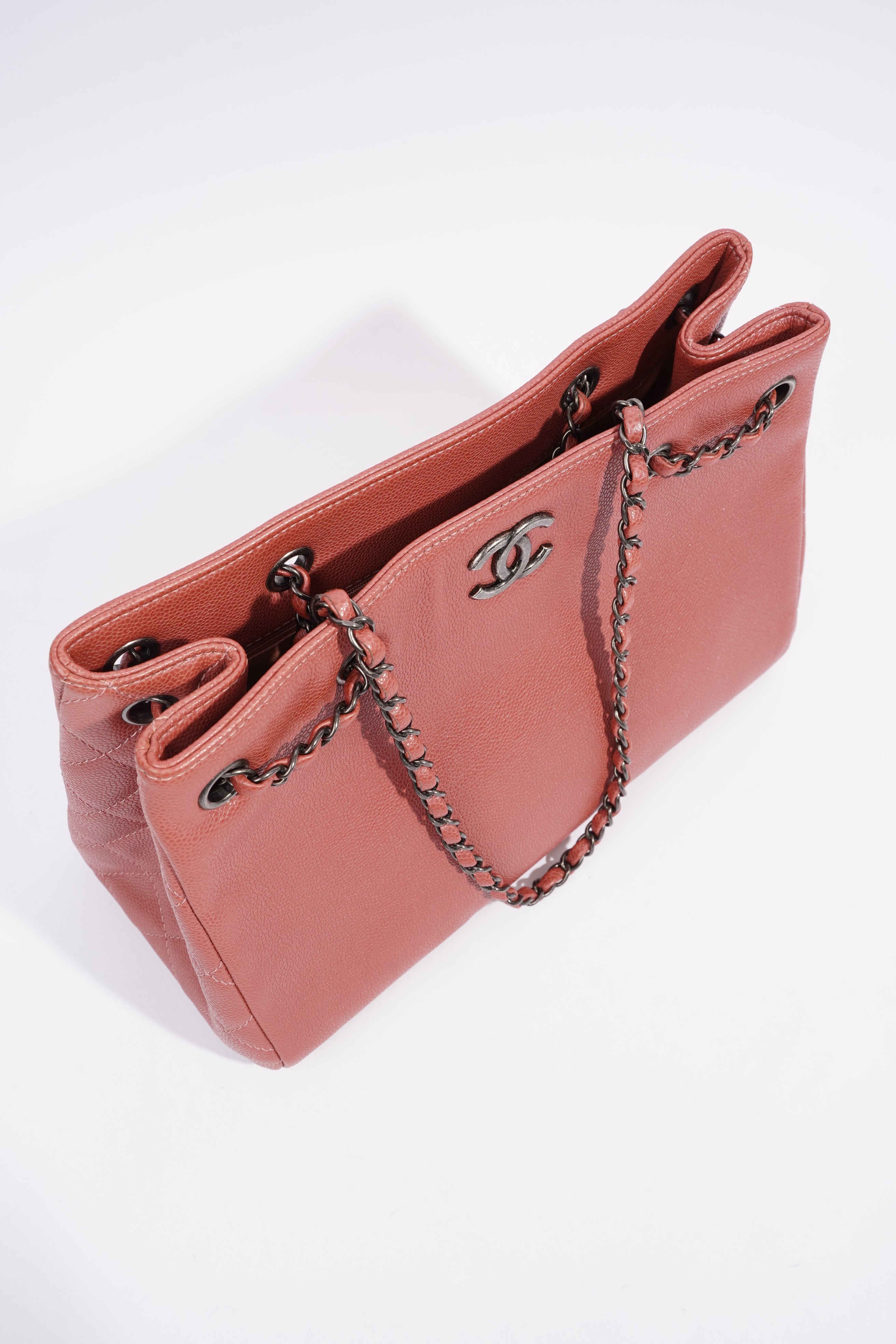 Chanel Classic Tote Pink Leather