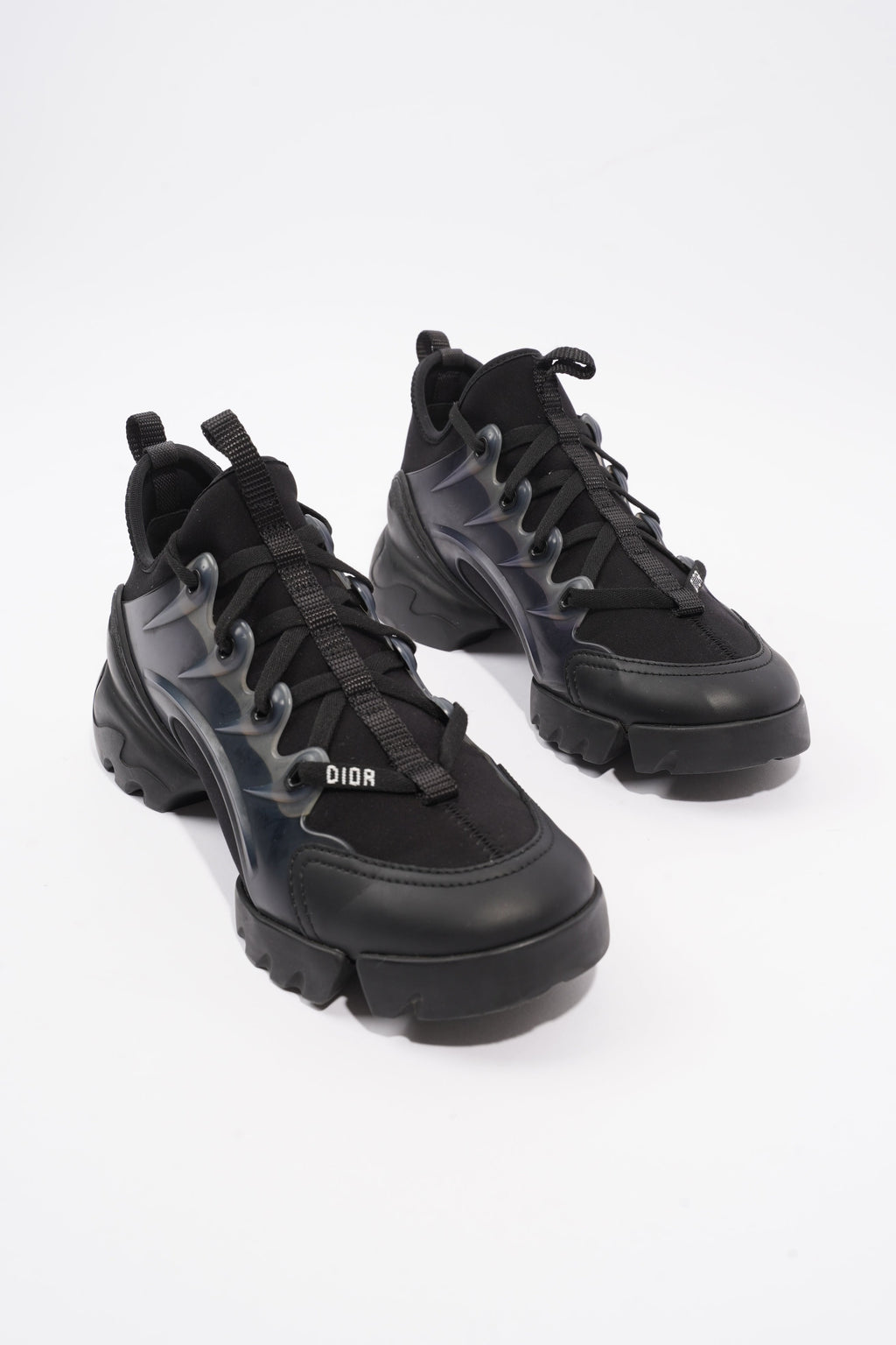 Christian Dior D-connect Black Technical Fabric EU 36 UK 3