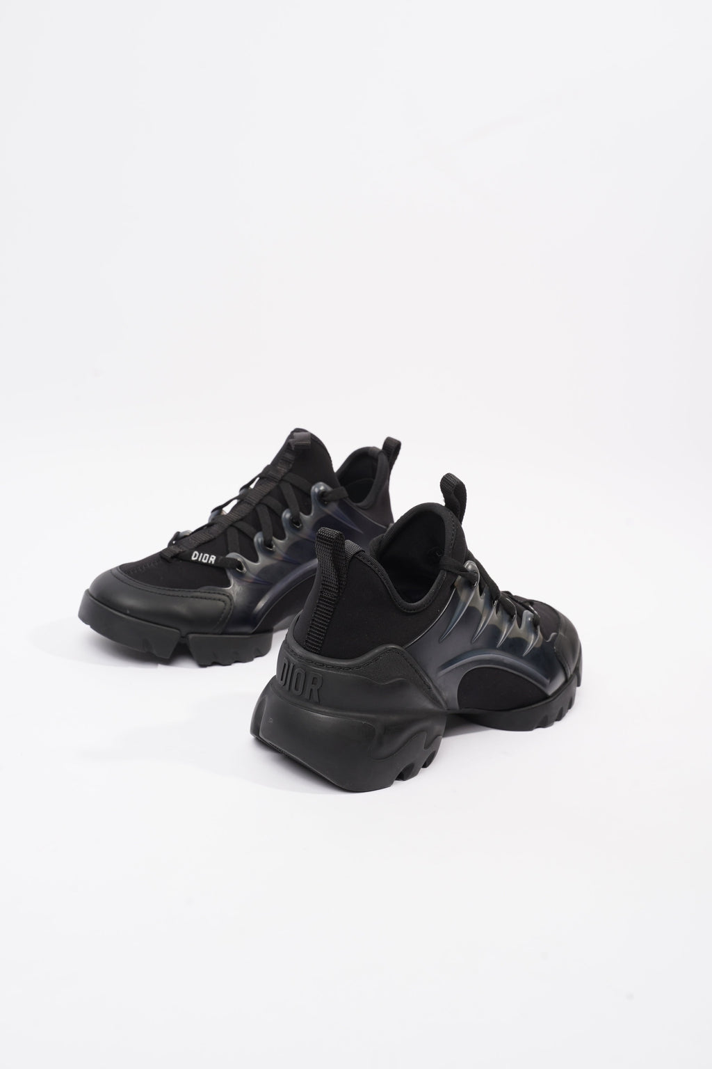 Christian Dior D-connect Black Technical Fabric EU 36 UK 3