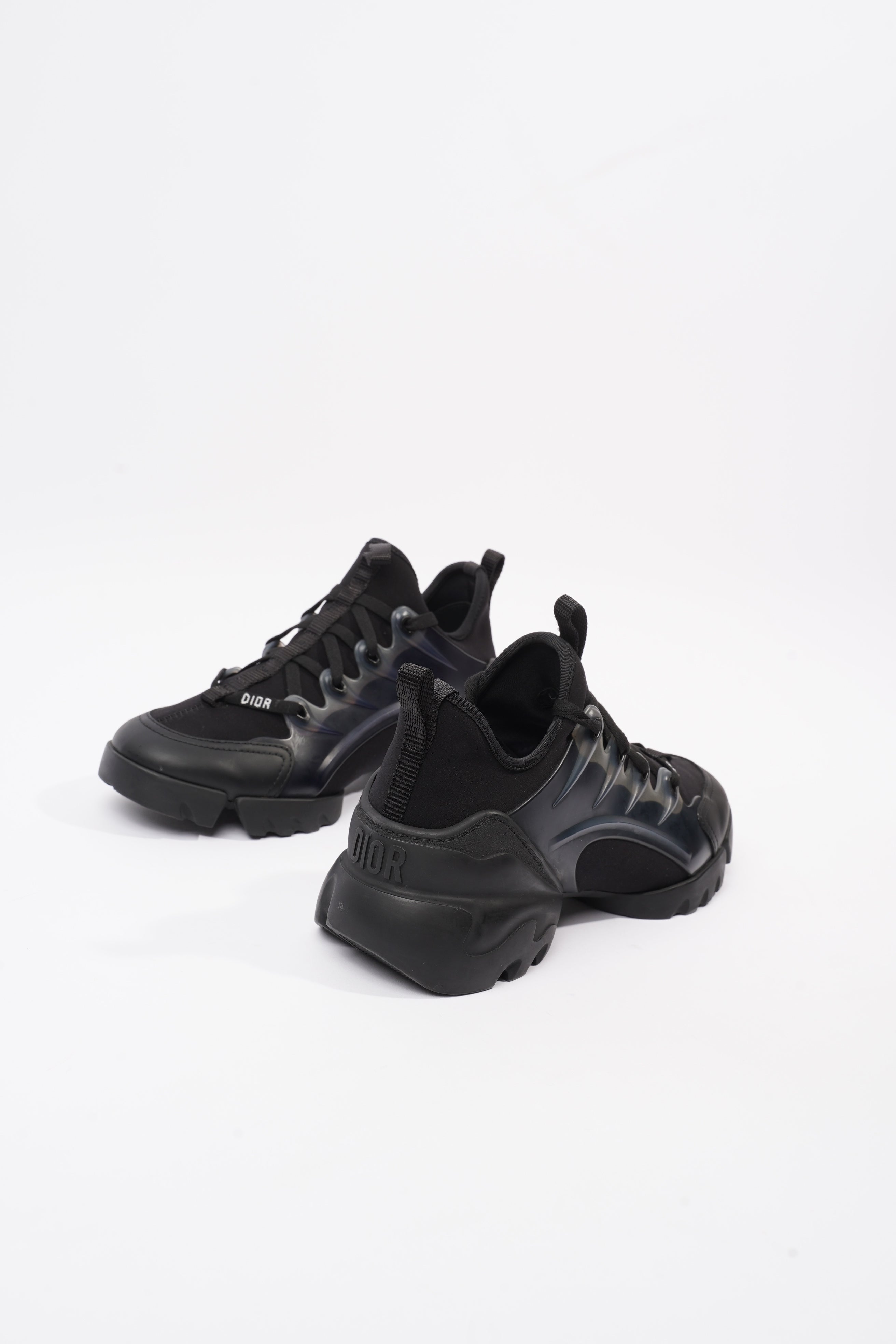 Christian Dior D-connect Black Technical Fabric EU 36 UK 3