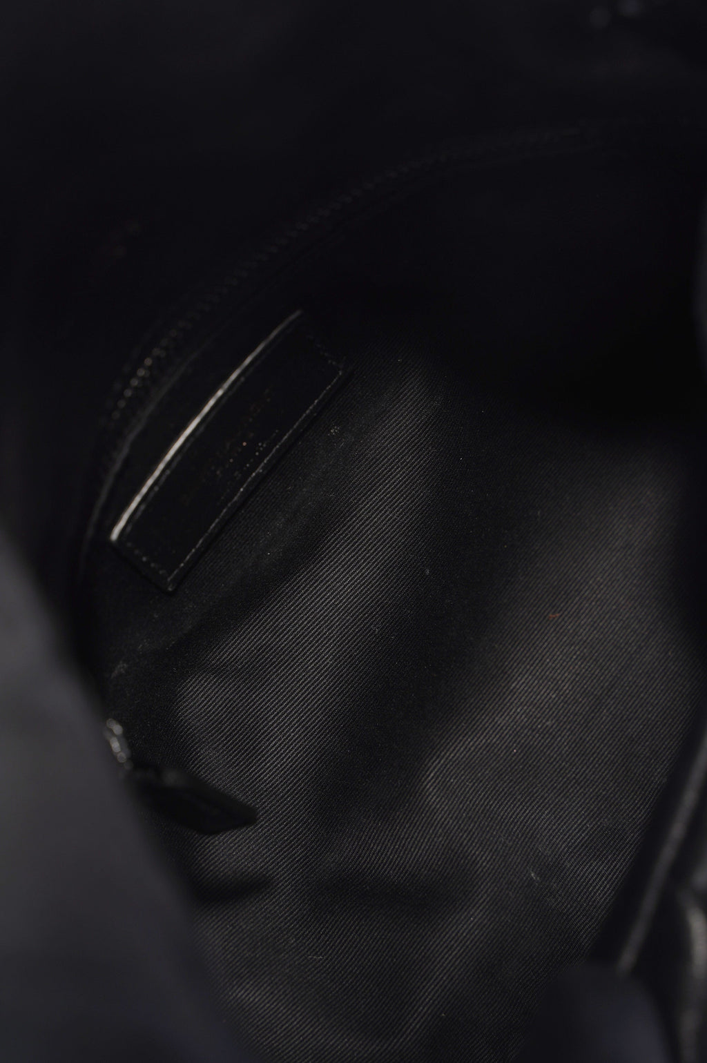 Saint Laurent Loulou Puffer Black Lambskin Leather Mini