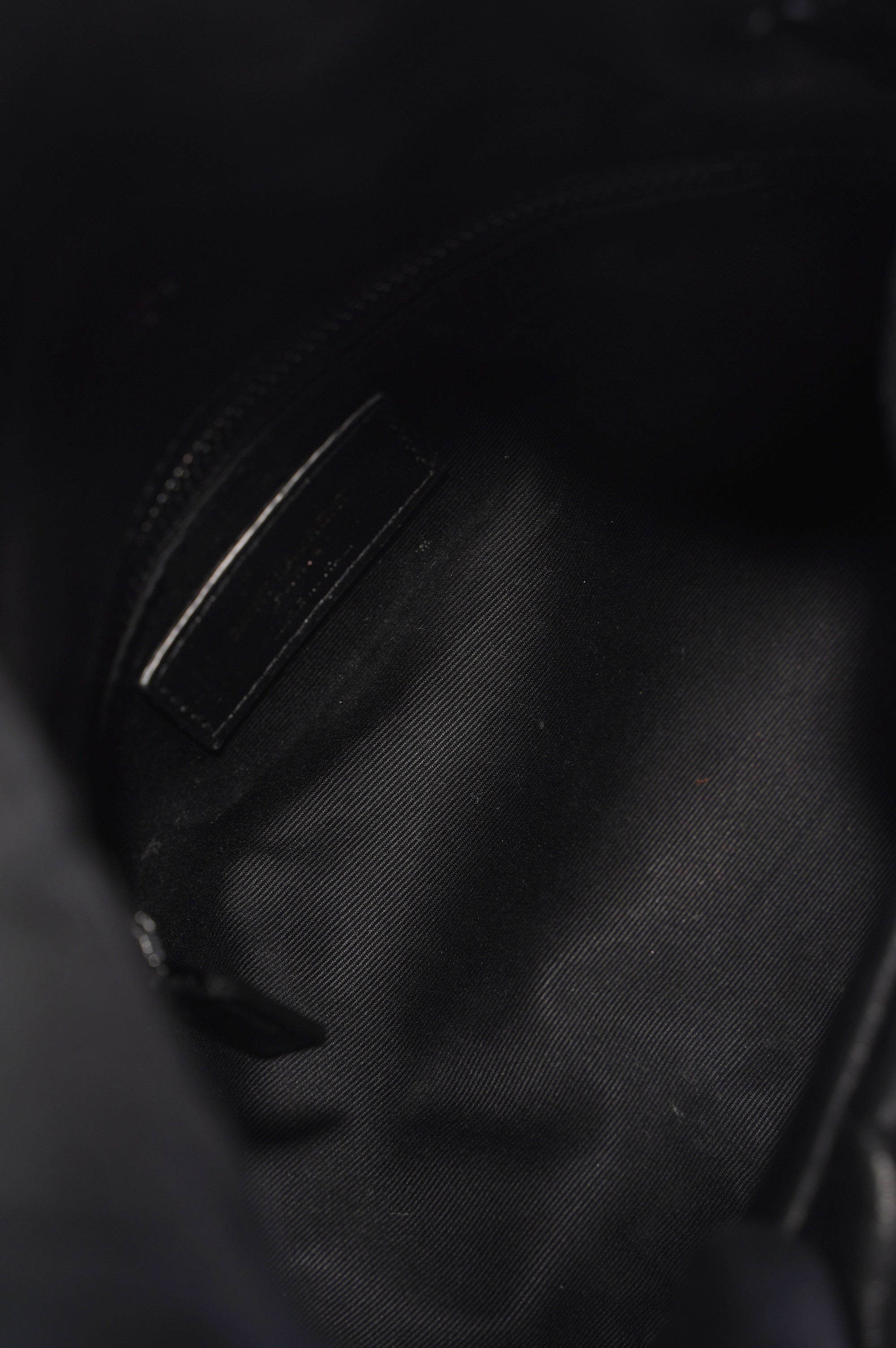 Saint Laurent Loulou Puffer Black Lambskin Leather Mini