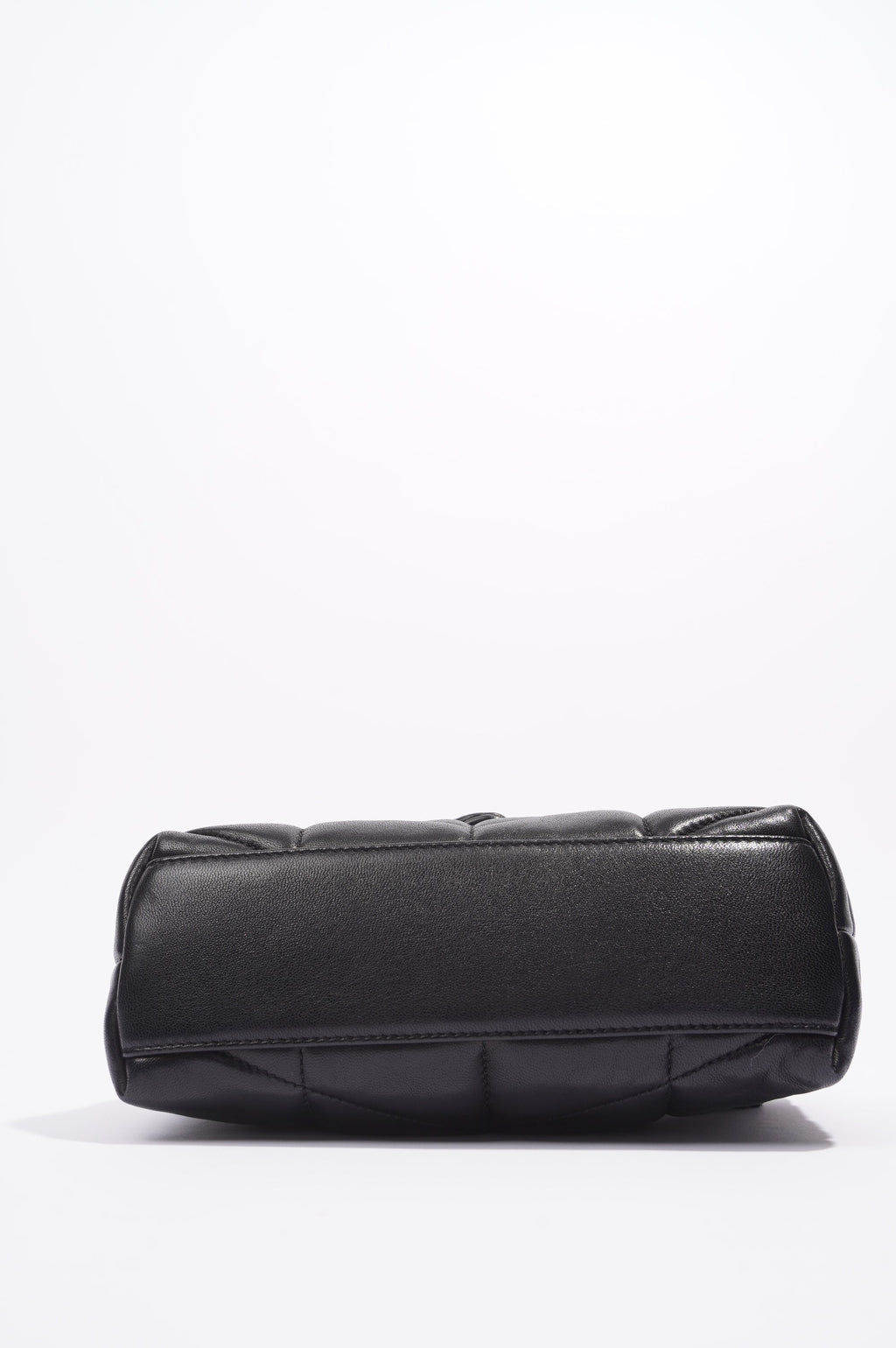 Saint Laurent Loulou Puffer Black Lambskin Leather Mini