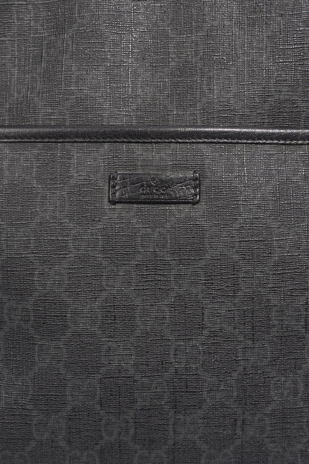 Gucci GG Messenger Bag Black Coated Canvas
