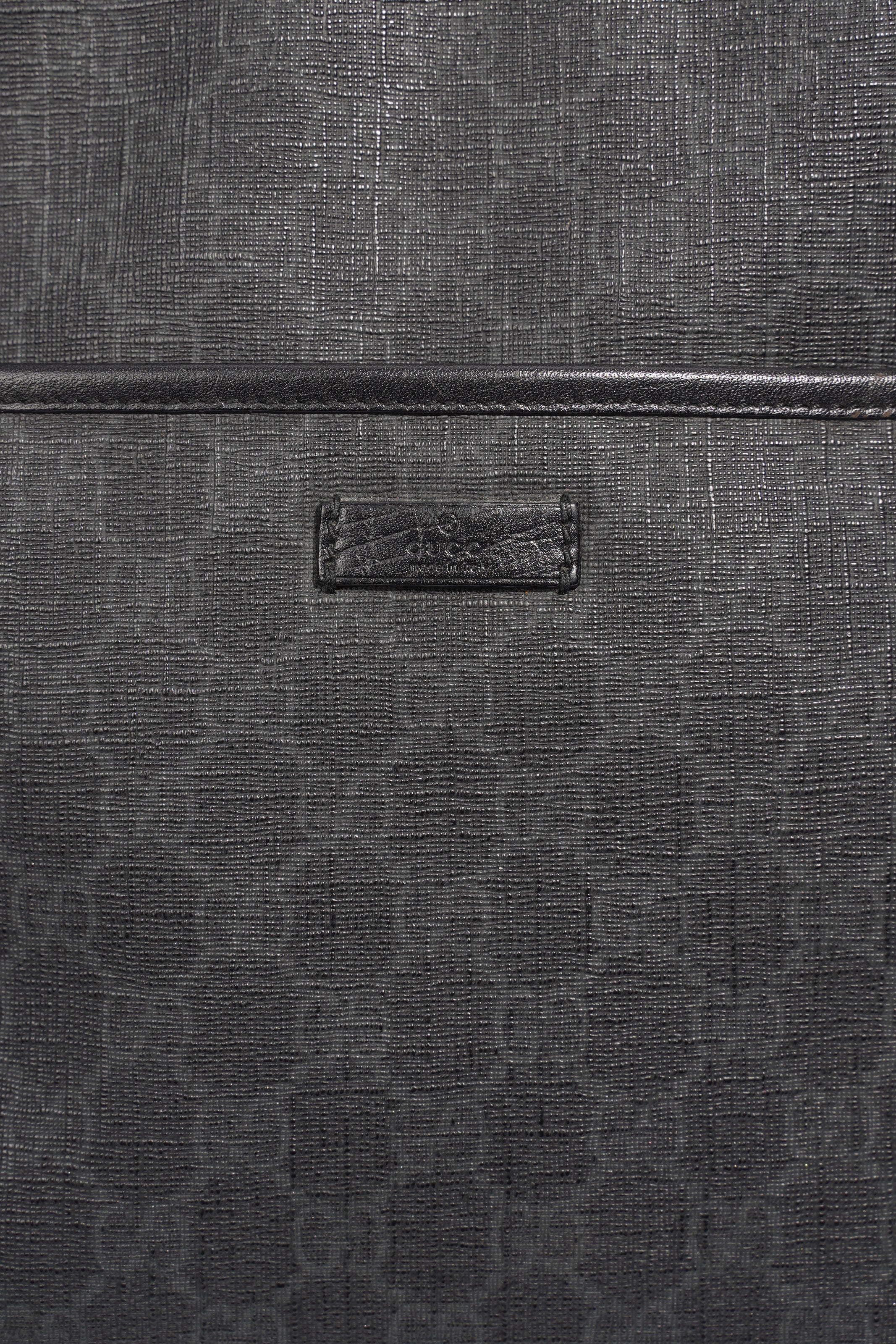 Gucci GG Messenger Bag Black Coated Canvas