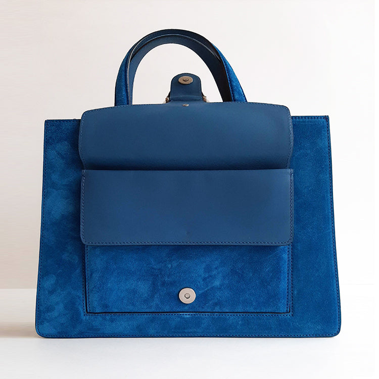 Gucci Dionysus Blue Suede Handbag
