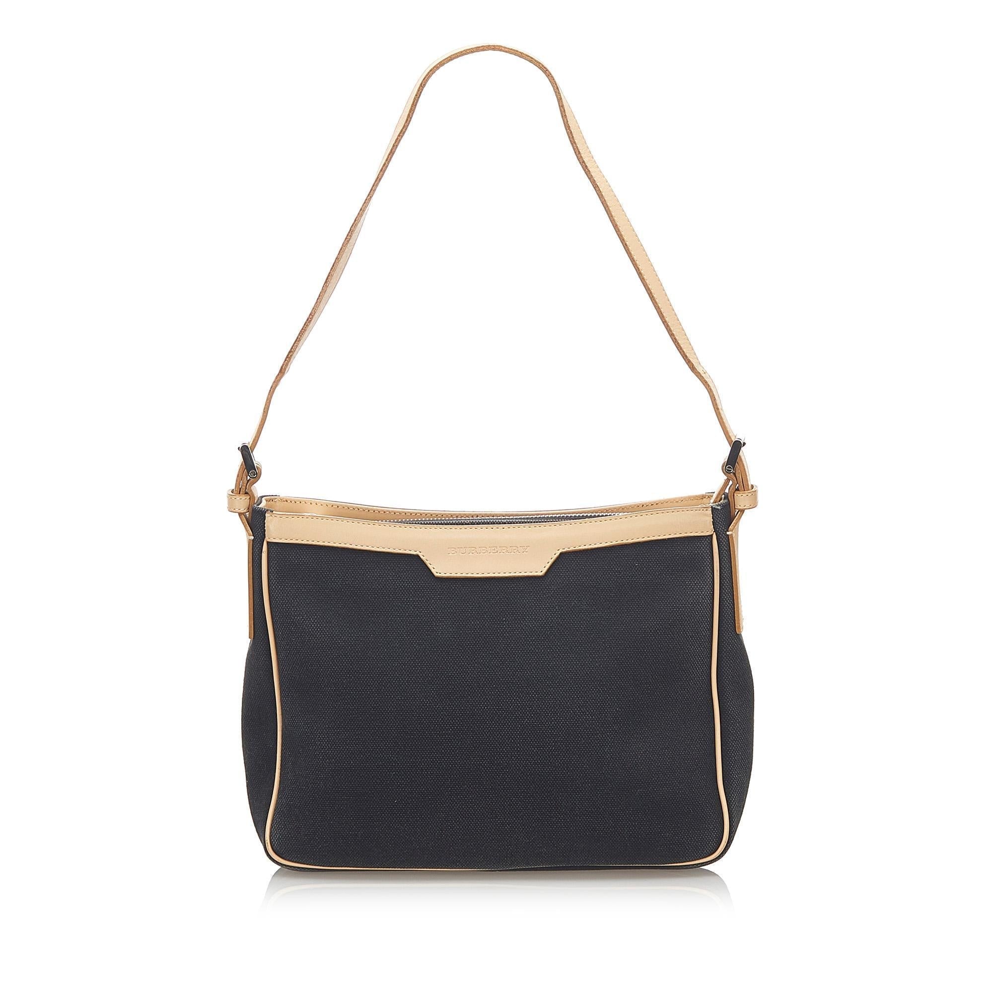 Burberry Canvas Shoulder Bag (SHG-19119)