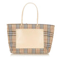 Burberry House Check Canvas Tote Bag (SHG-20155)