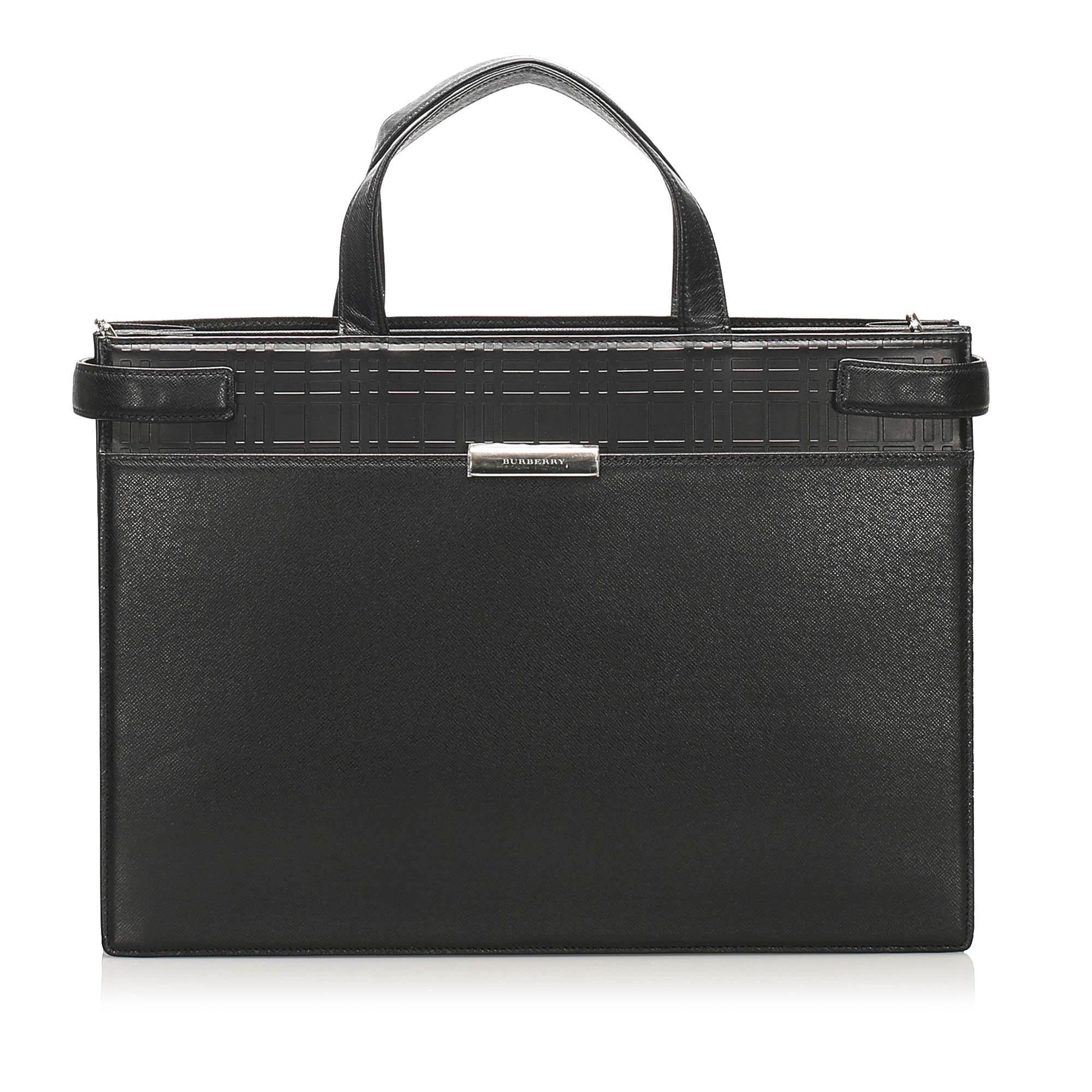 Burberry Leather Business Bag (SHG-11356)