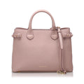 Burberry Medium Leather Banner Tote (SHG-10391)