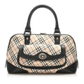 Burberry Nova Check Canvas Handbag (SHG-13569)