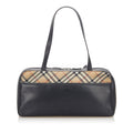 Burberry Nova Check Leather Shoulder Bag (SHG-18821)