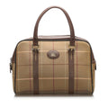 Burberry Plaid Canvas Handbag (SHG-10884)
