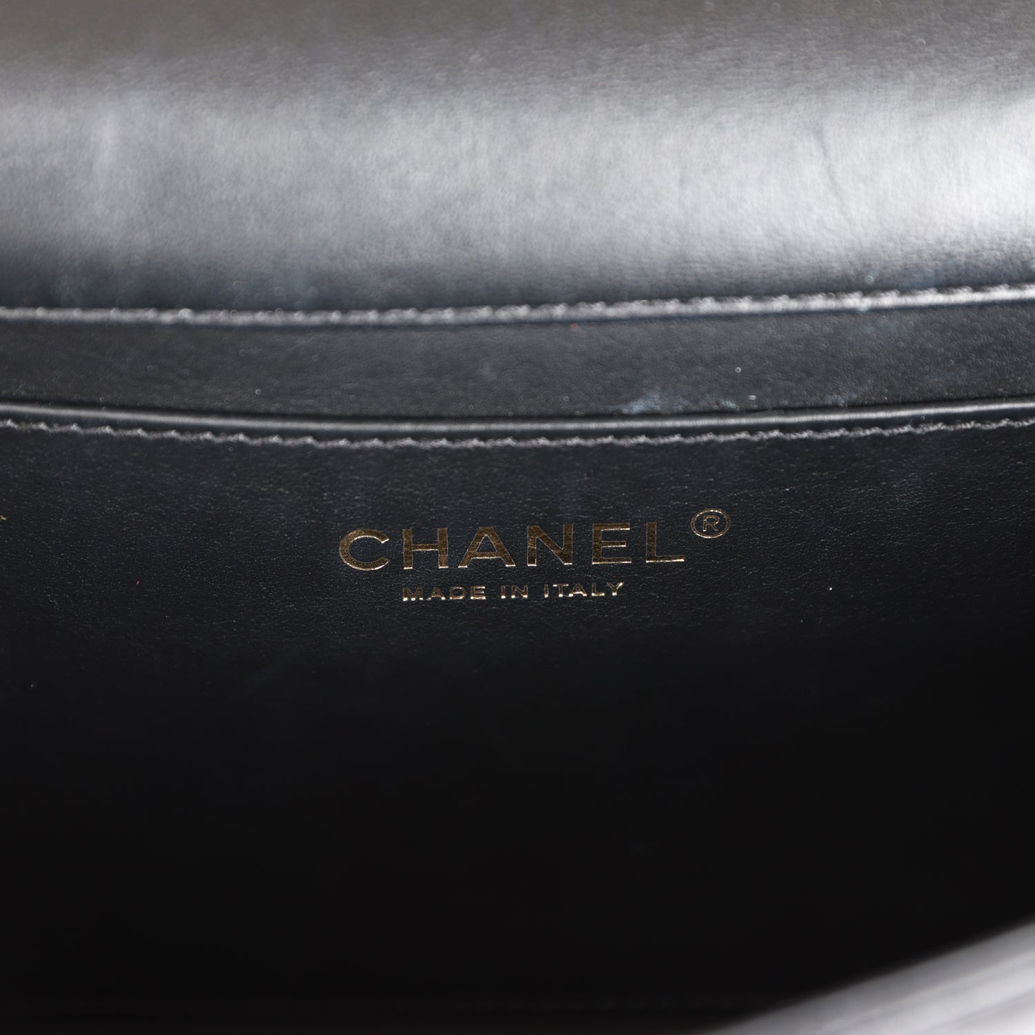 Pre-owned Chanel Fantasy Pearls Large Evening Flap Bag Black Lambskin Light Gold Hardware