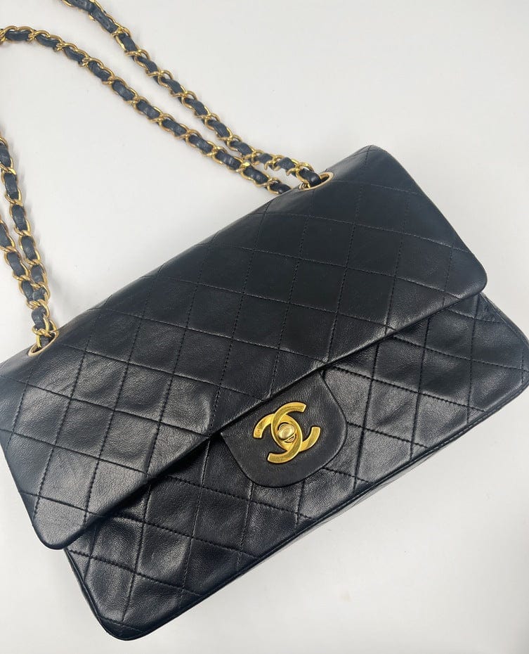 Chanel Classic Double Flap Bag with 24k gold plated hardware