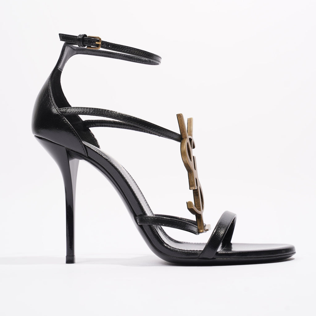 Saint Laurent Cassandra Black Leather EU 37 UK 4