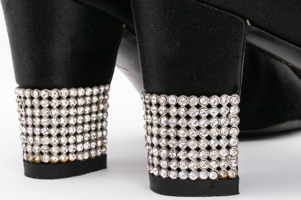 Souliers strassés Christian Dior