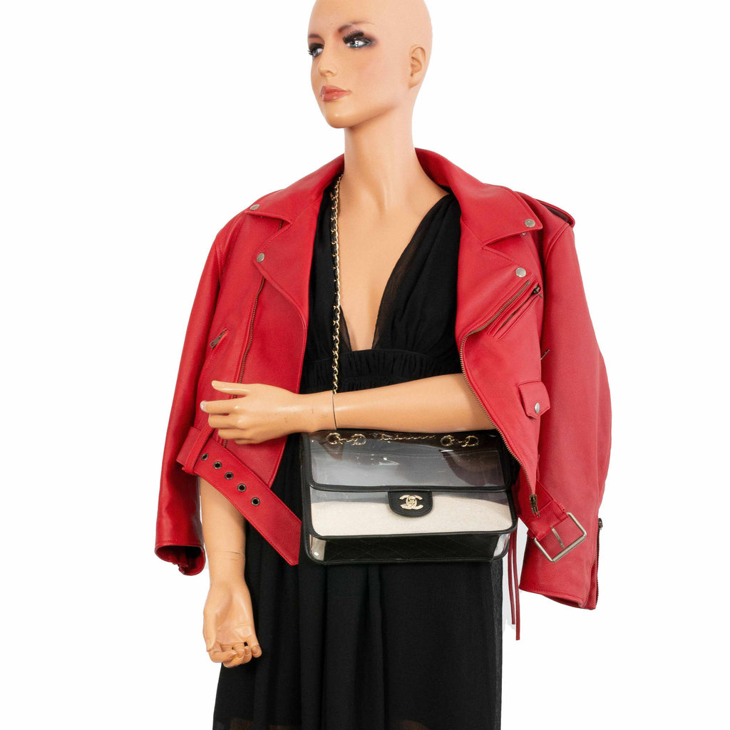 CHANEL Coco Sand PVC Flap Bag Runway Medium - Runway