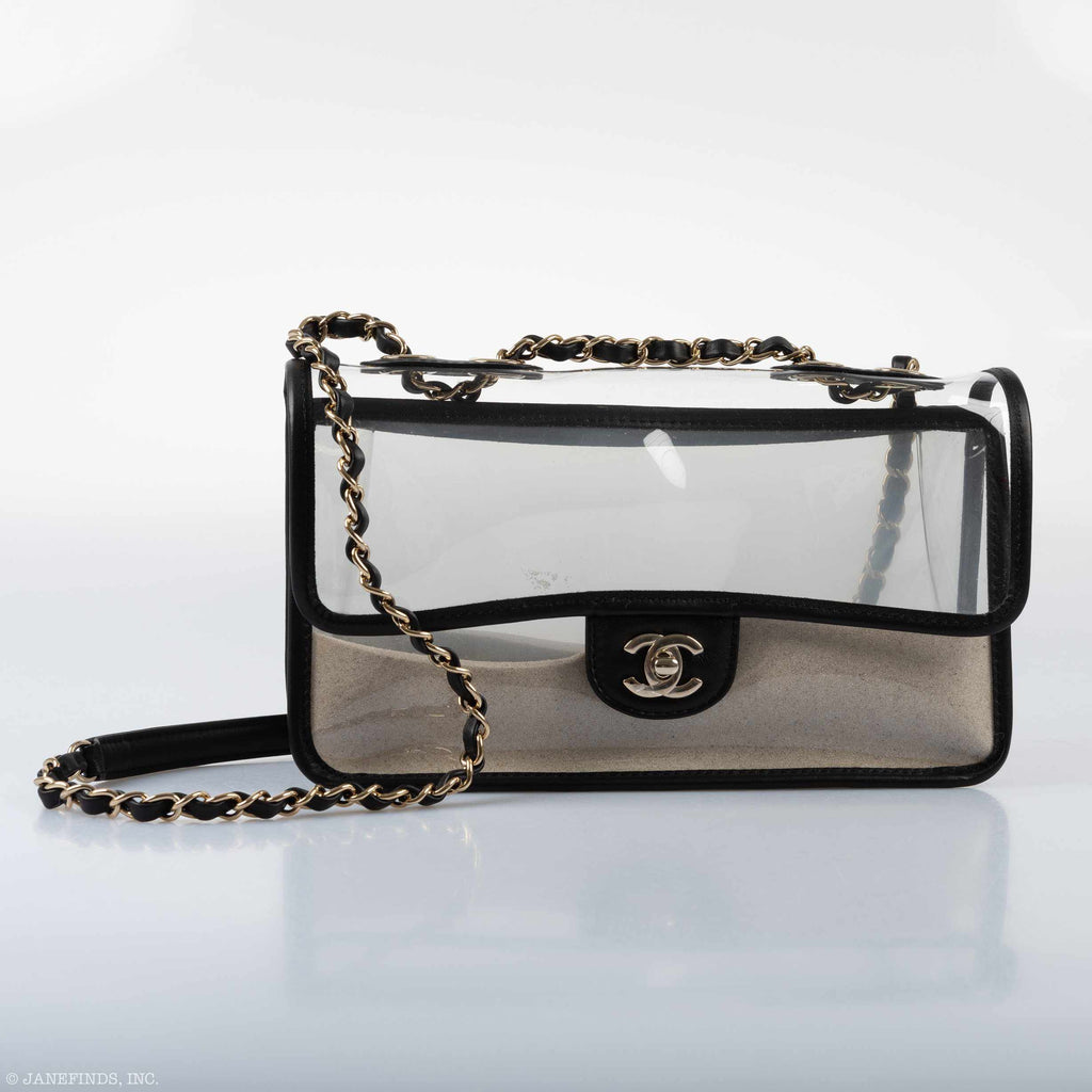 CHANEL Coco Sand PVC Flap Bag Runway Medium - Runway