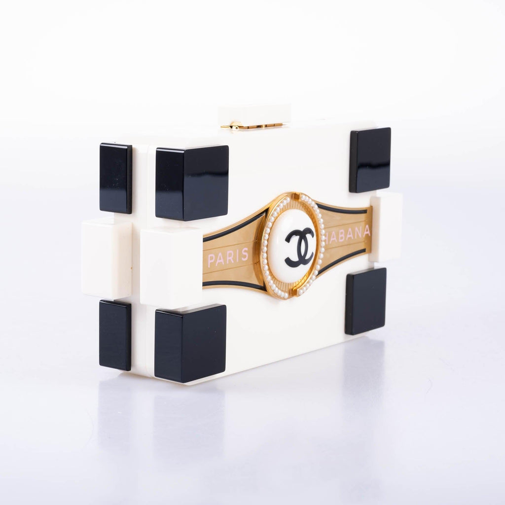 CHANEL Paris-Habana Cuba Lego Plexiglass Runway Clutch