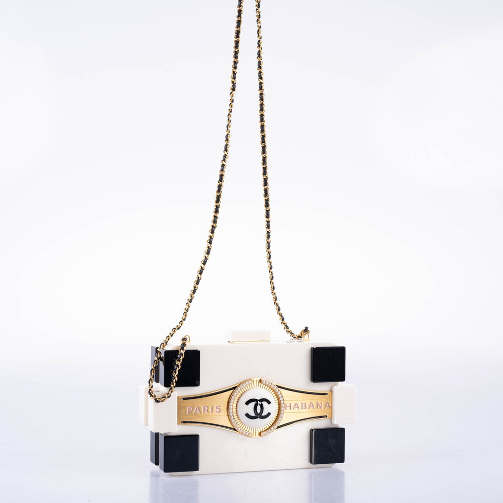 CHANEL Paris-Habana Cuba Lego Plexiglass Runway Clutch