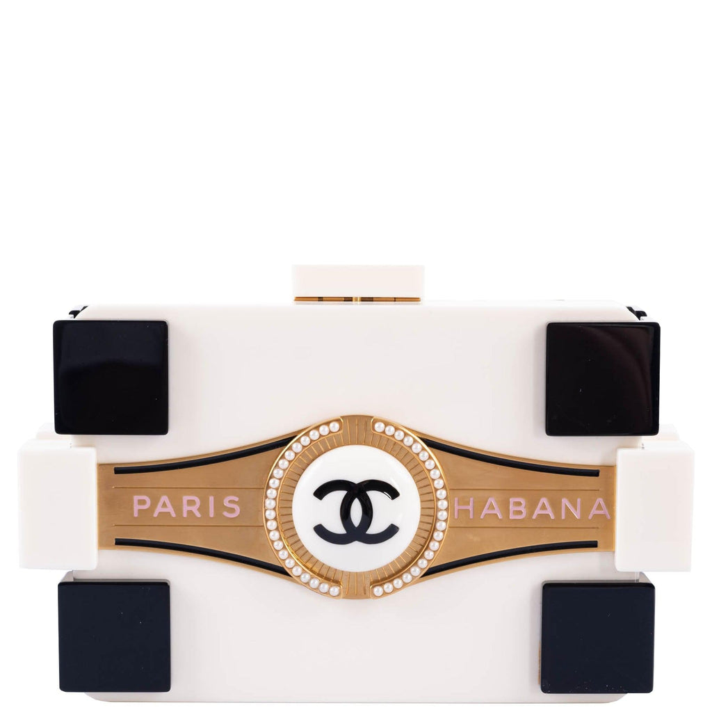 CHANEL Paris-Habana Cuba Lego Plexiglass Runway Clutch