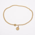 Chanel Vintage Medallion Belt Gold Base Metal