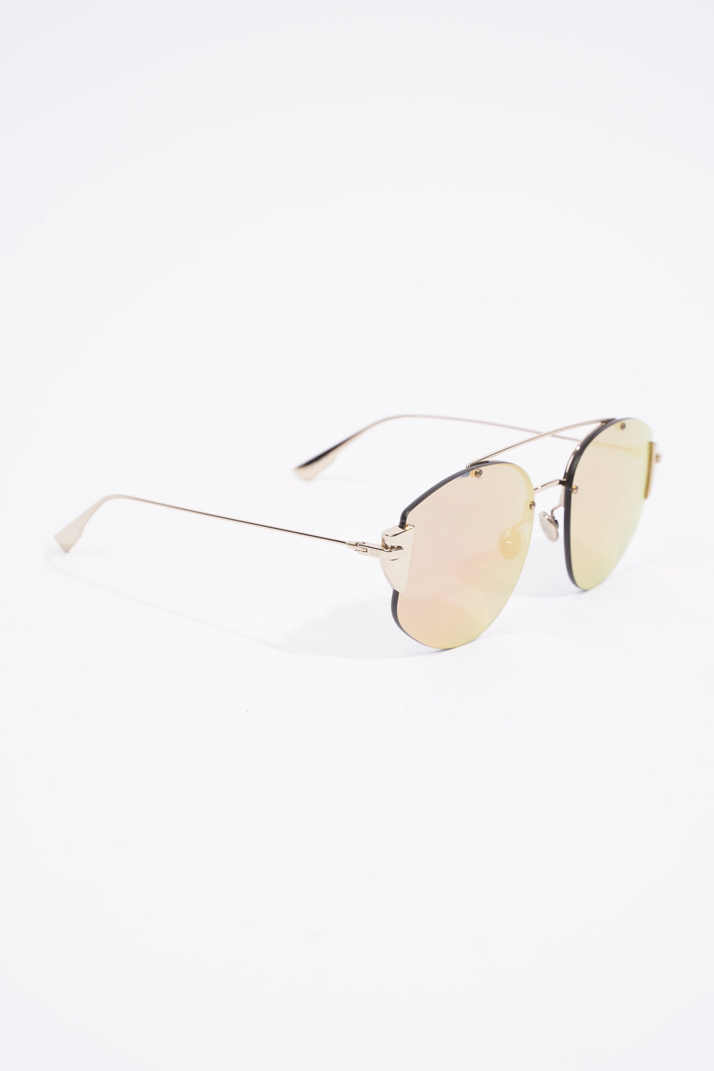 Christian Dior Stronger Metallic Gold / Rose Gold Lense Base Metal 58mm 18mm