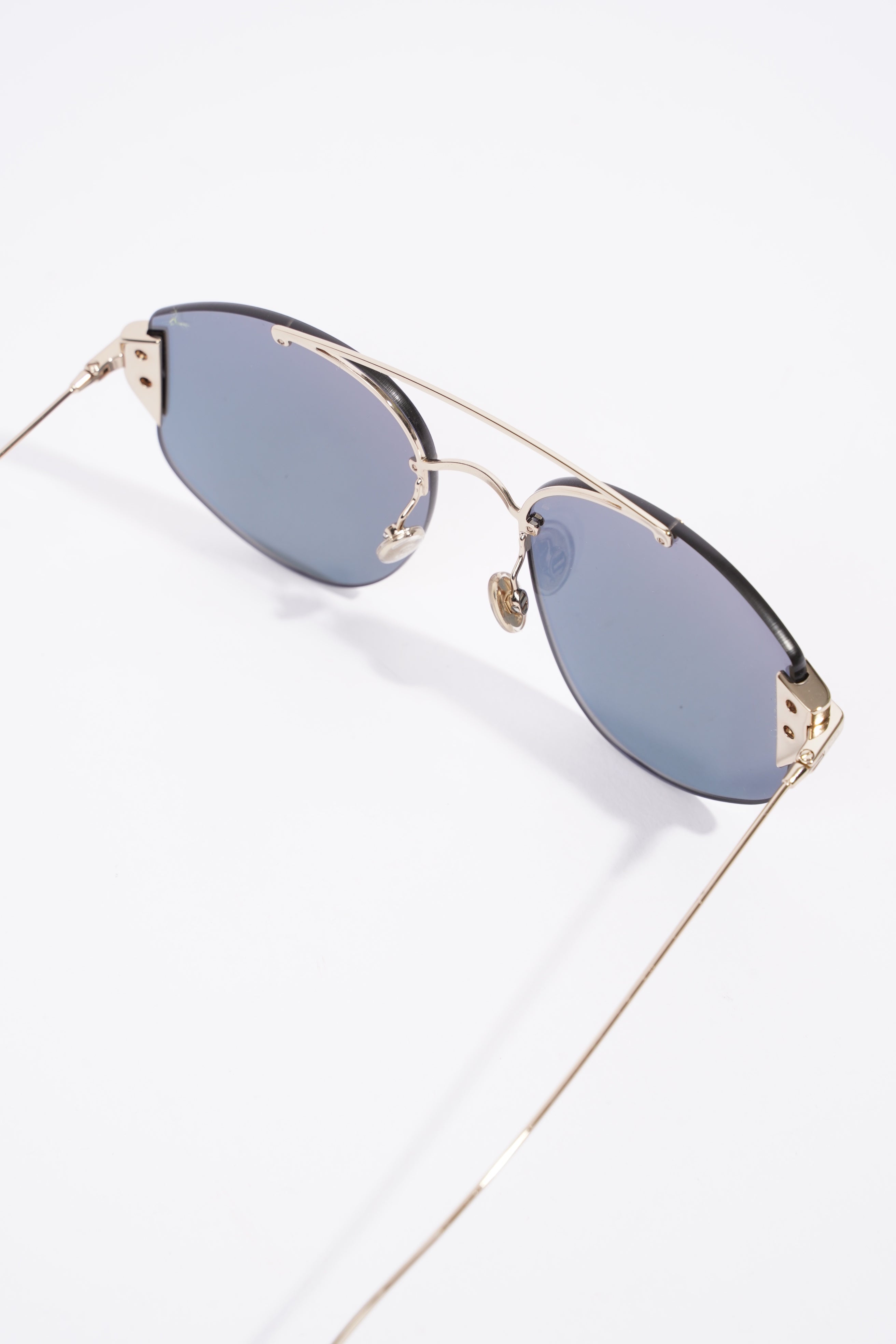 Christian Dior Stronger Metallic Gold / Rose Gold Lense Base Metal 58mm 18mm
