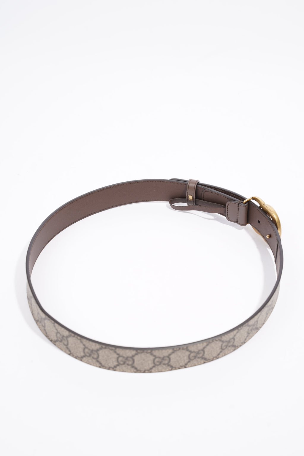 Gucci Marmont Belt Black / Gold Leather 80cm 32"