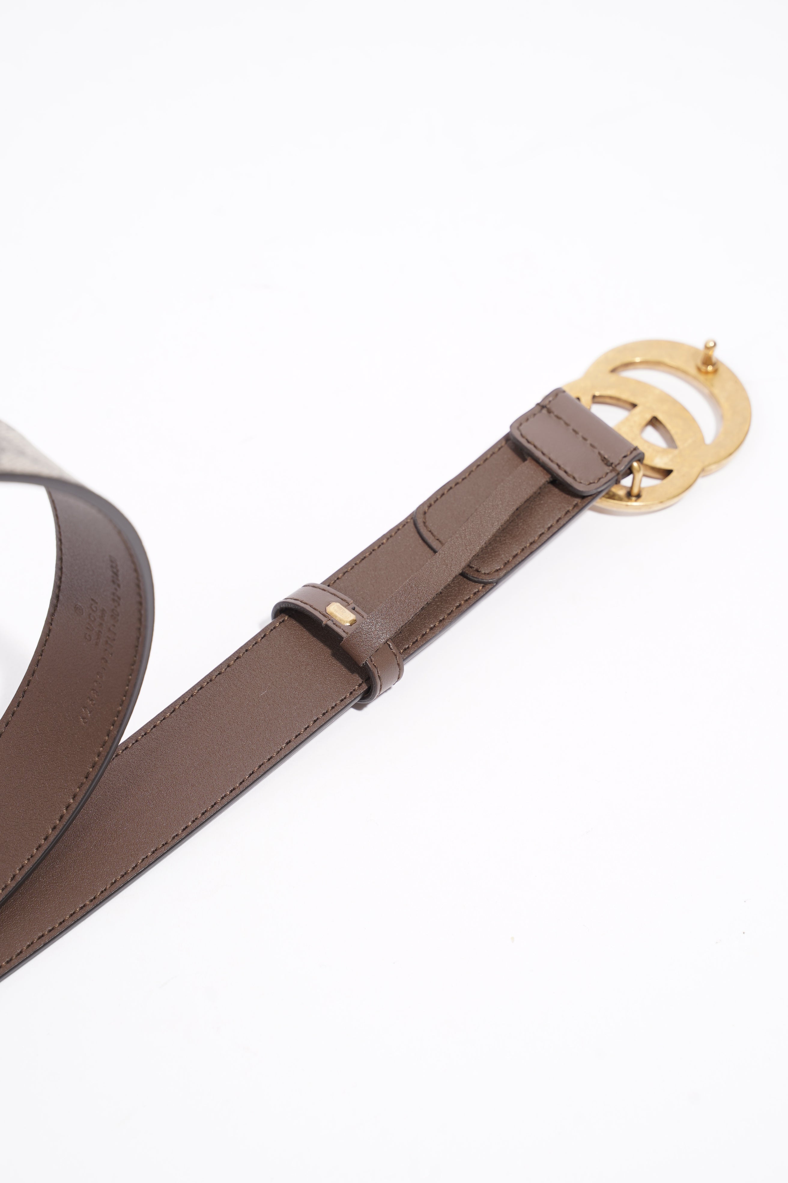Gucci Marmont Belt Supreme Coated Canvas 80cm 32"