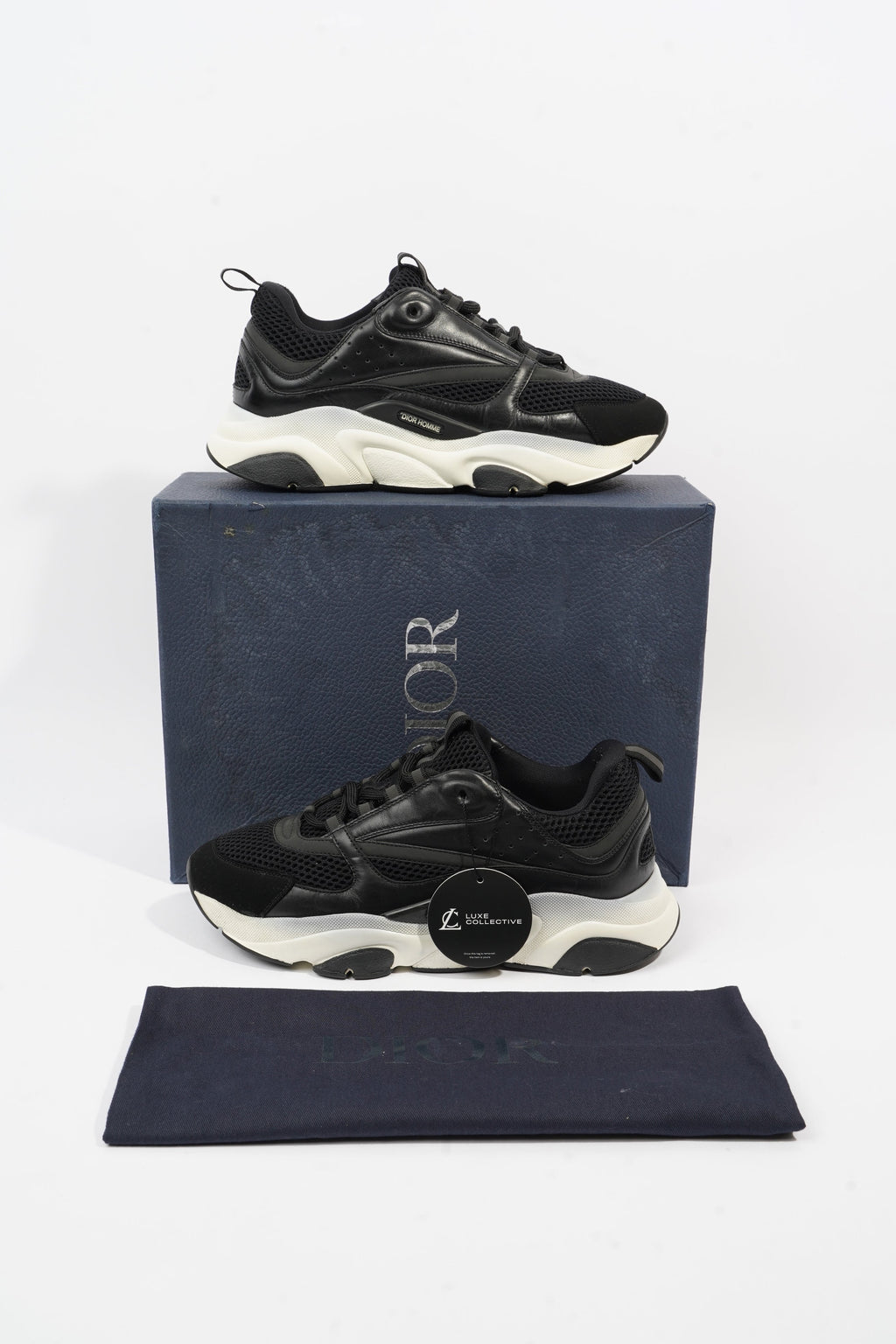 Christian Dior B22 Black / White Mesh EU 42 UK 8