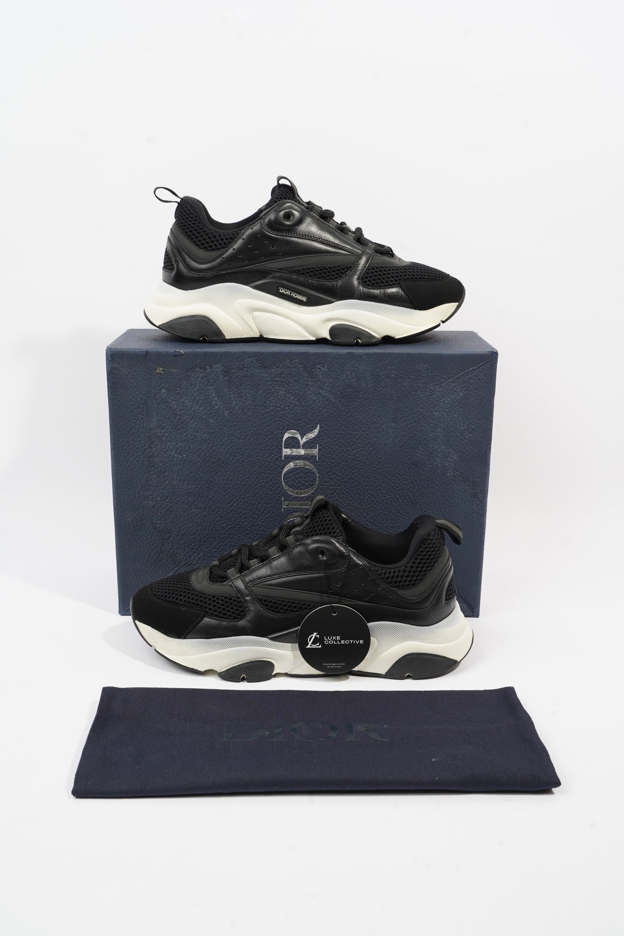 Christian Dior B22 Black / White Mesh EU 42 UK 8