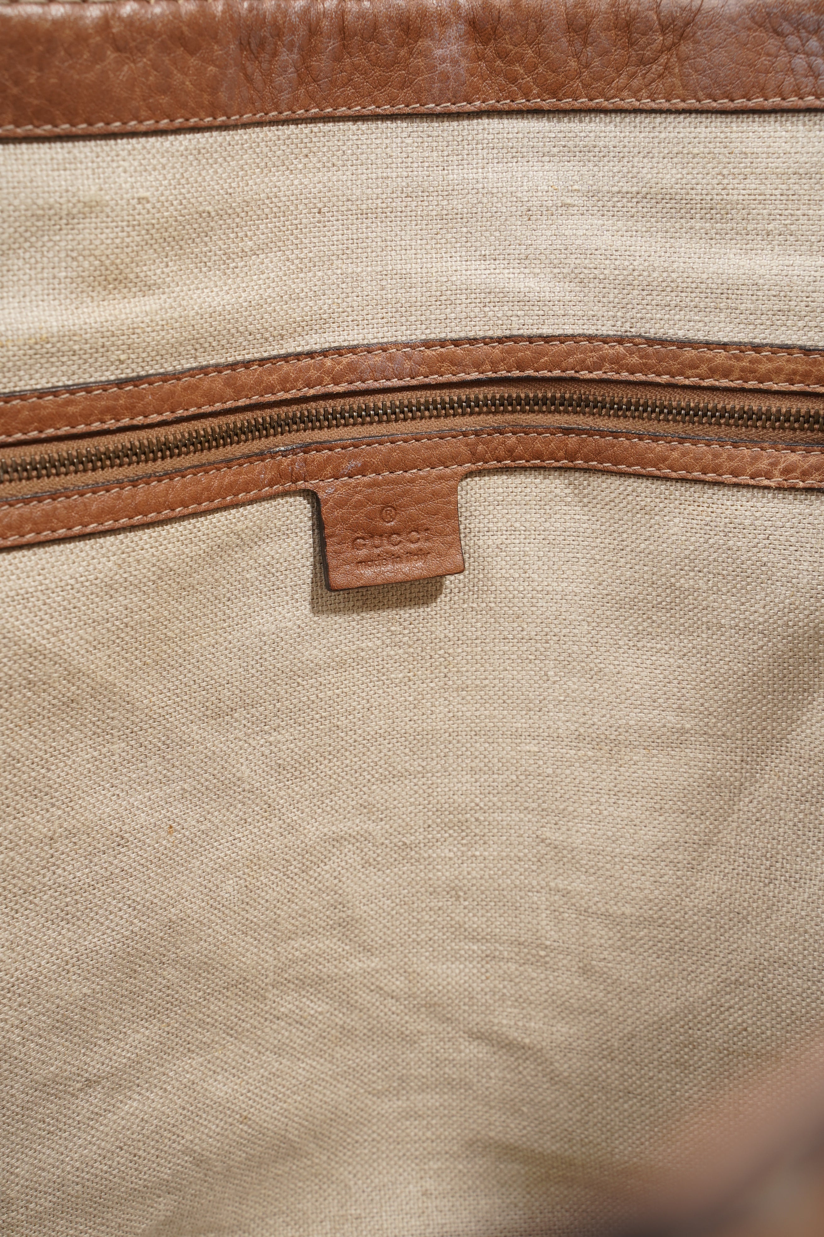 Gucci Tote Bag Beige / Brown